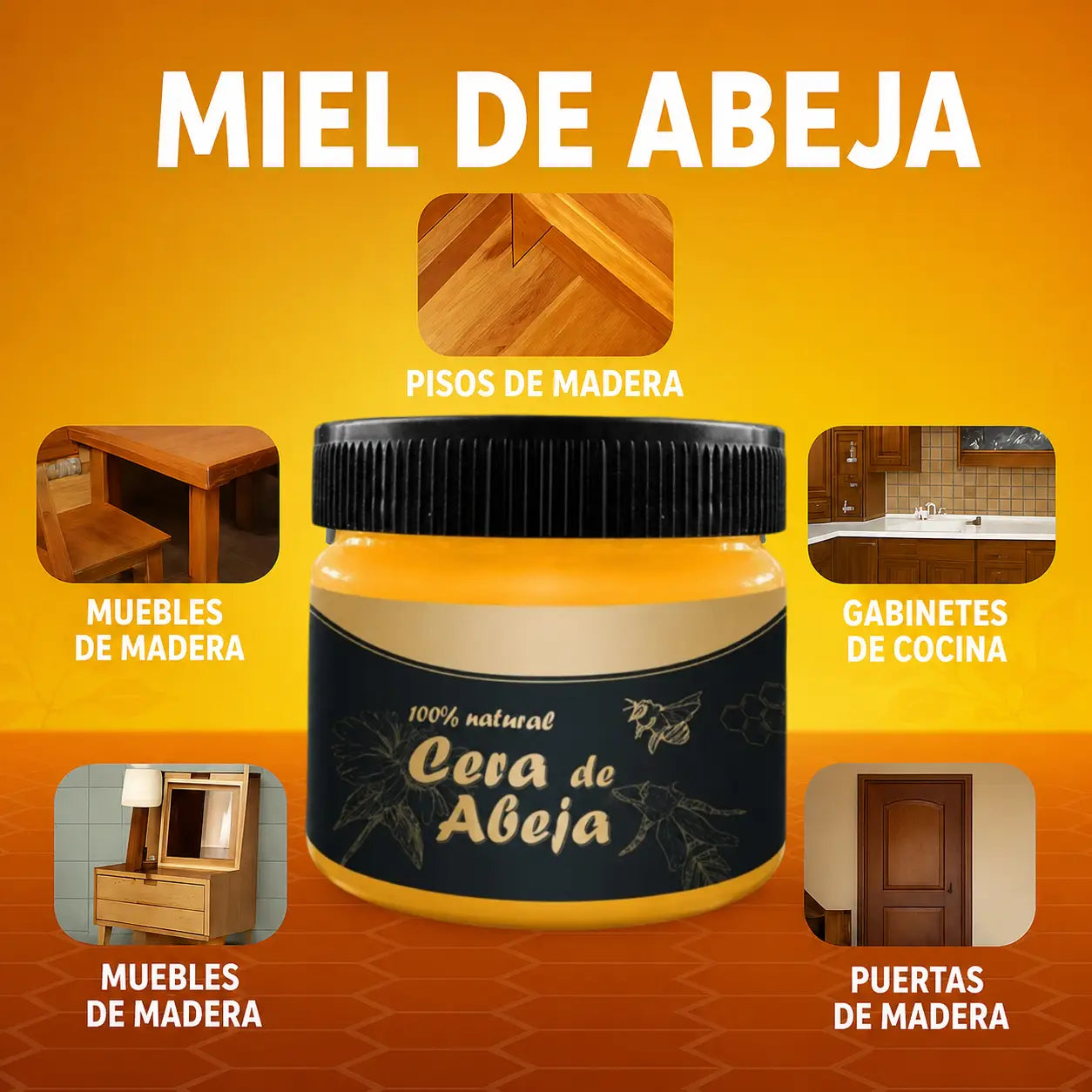 Beewax Cera Para El Cuidado De Muebles | TUS MUEBLES COMO NUEVO EN SEGUNDOS