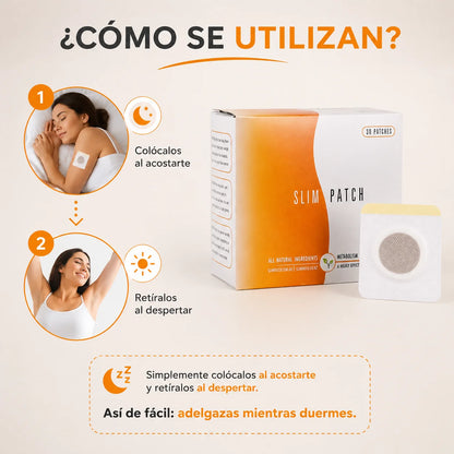 30 Parches Adelgazantes | Slim Patch | Tratamiento de 30 días