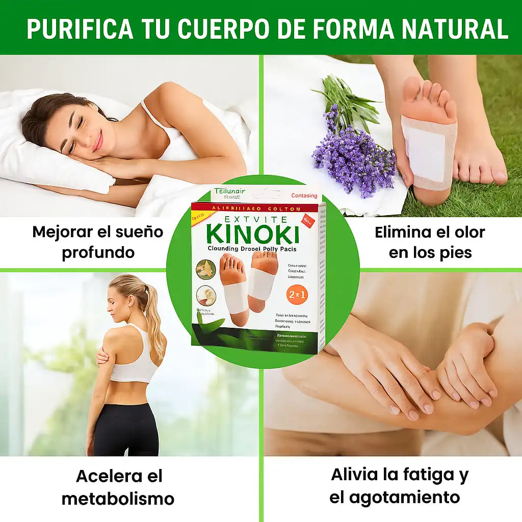100 Parches Kinoki |Eliminan y Desintoxican tu cuerpo desde la 1era semana