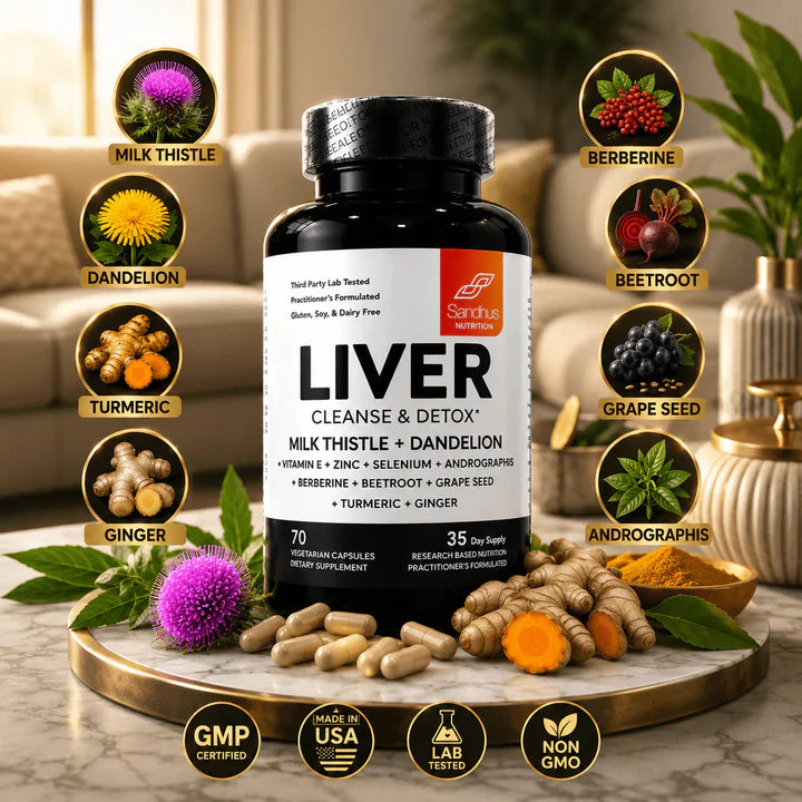 Liver Cleanse & Detox Premium 70 Cápsulas® Ayuda a que tu Hígado Funcione Mejor