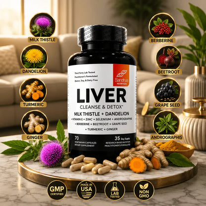Liver Cleanse & Detox Premium 70 Cápsulas® Ayuda a que tu Hígado Funcione Mejor