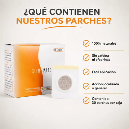 30 Parches Adelgazantes | Slim Patch | Tratamiento de 30 días