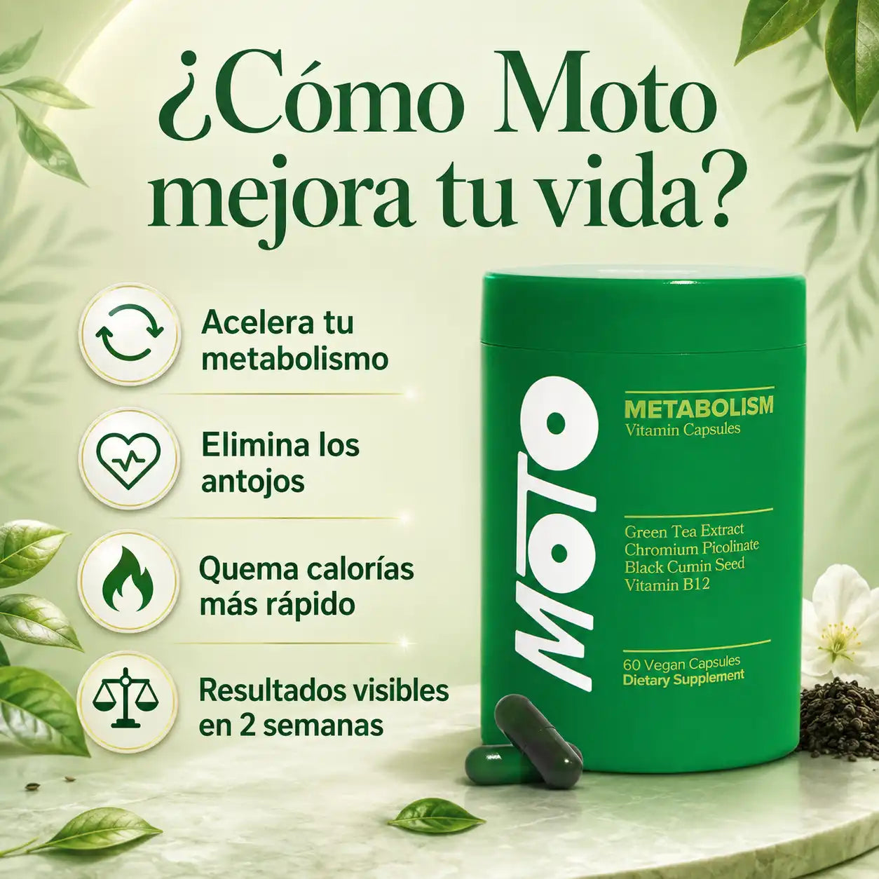MOTO METABOLISMO | Quemador de Grasa Natural - Resultados Visibles en solo 12 días 🤩