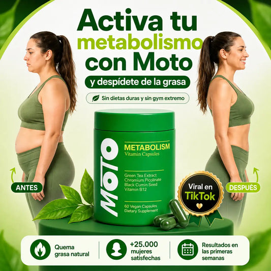 MOTO METABOLISMO | Quemador de Grasa Natural - Resultados Visibles en solo 12 días 🤩