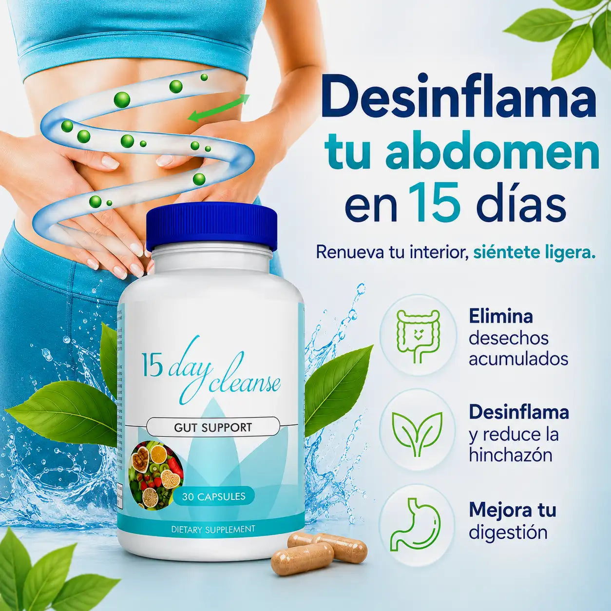 DETOX 15 DAYS CLEANSE | LIMPIEZA NATURAL INMEDIATA 🔥👌