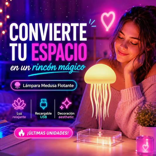🪼 Lámpara Medusa Flotante: Convierte tus espacios en un ambiente mágico y relajante
