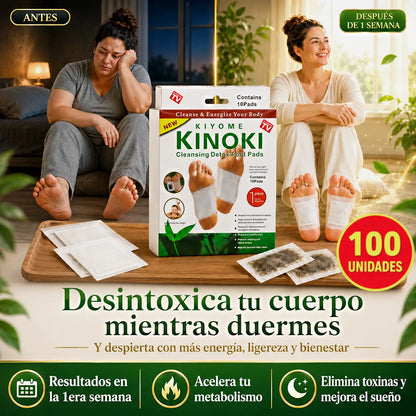 100 Parches Kinoki |Eliminan y Desintoxican tu cuerpo desde la 1era semana