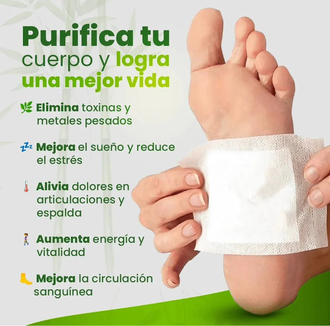 100 Parches Kinoki |Eliminan y Desintoxican tu cuerpo desde la 1era semana