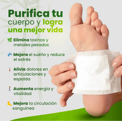 100 Parches Kinoki |Eliminan y Desintoxican tu cuerpo desde la 1era semana
